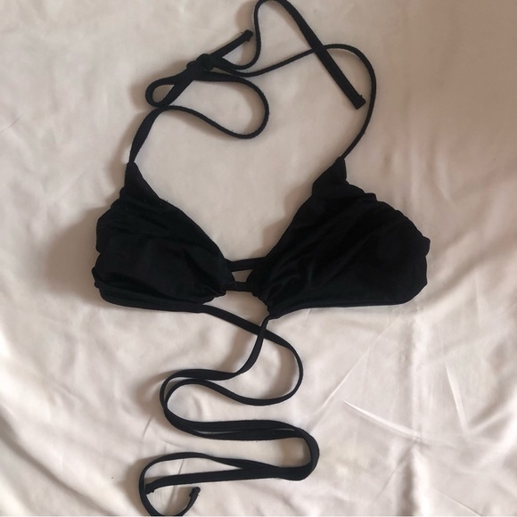 ❤️Passionata Black Swim Wrap Top Size XS - Picture 1 of 2